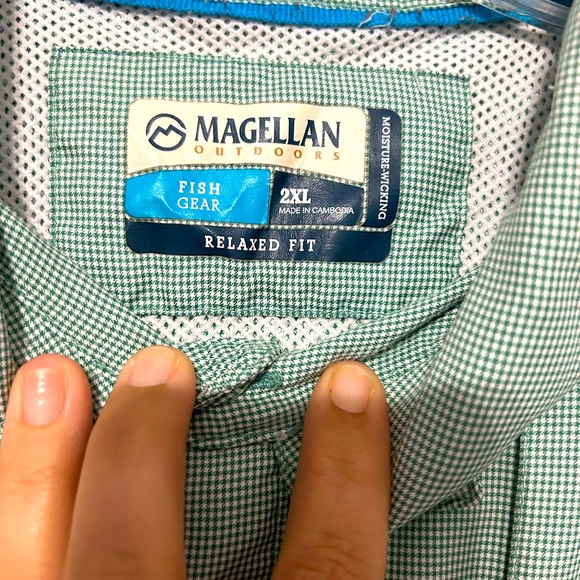 🎣 Lot of 3-Magellan Fishing Shirts, Relaxed Fit 2XXL 🐟 - Picture 4 of 12